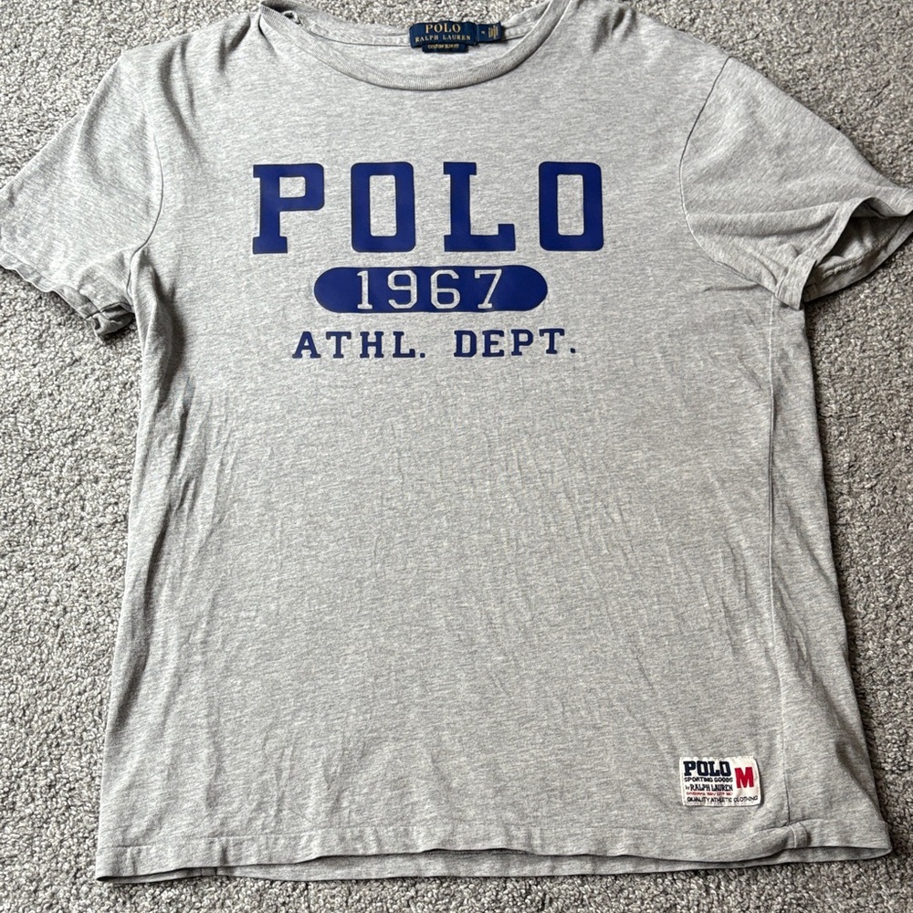 Ralph Lauren Gray Custom Slim Fit Shirt